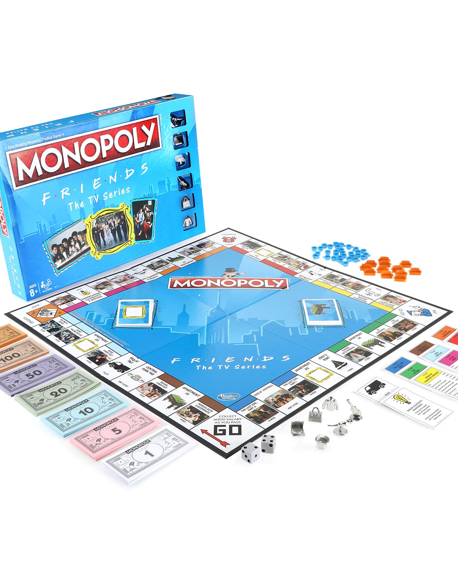 MONOPOLY: Friends The TV Series Edition Board Game for Ages 8 and Up; Game for Friends Fans (Amazon Exclusive)