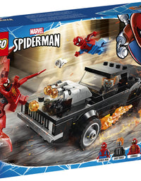 LEGO Marvel Spider-Man: Spider-Man and Ghost Rider vs. Carnage 76173 Collectible Building Toy for Kids, New 2021 (212 Pieces)
