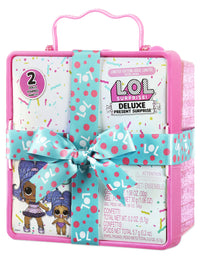 LOL Surprise Deluxe Present Surprise Series 2 Slumber Party Theme with Exclusive Doll & Lil Sister

