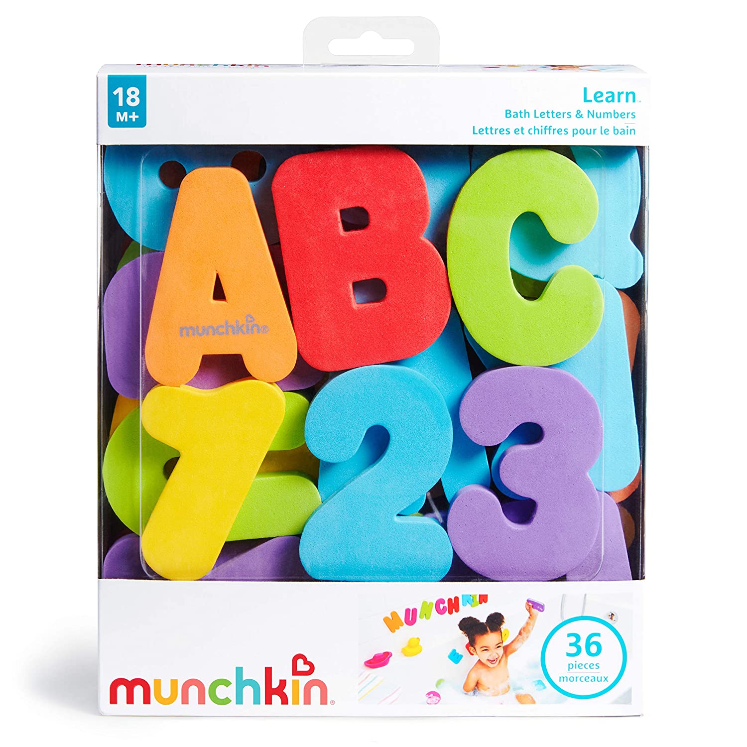 Munchkin 36 Bath Letters and Numbers
