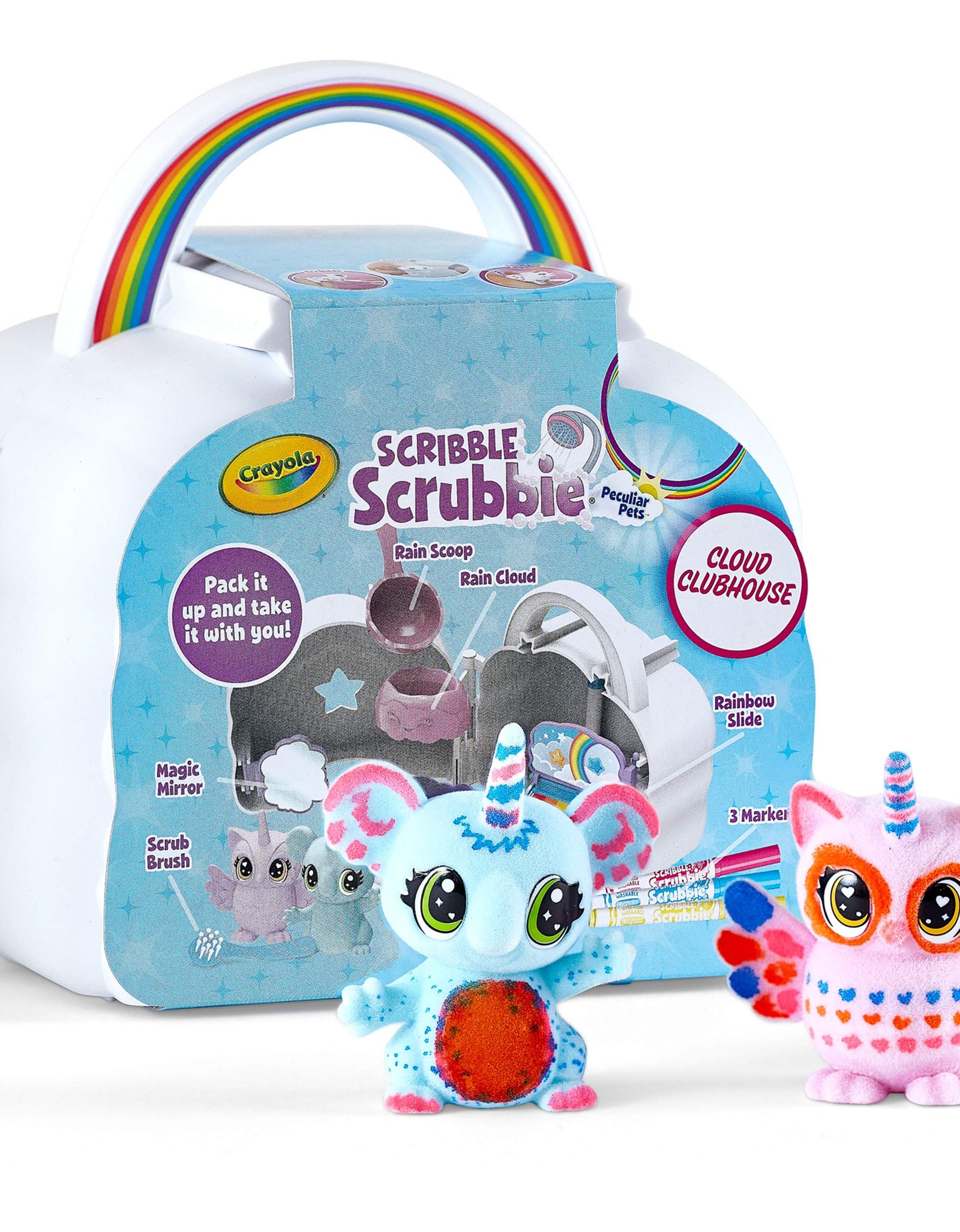 Crayola Scribble Scrubbie Cloud Playset, Toy for Kids, Gift, Ages 3, 4, 5, 6