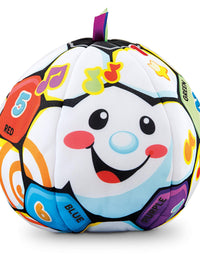 Fisher-Price Laugh & Learn Singin' Soccer Ball, Multicolor
