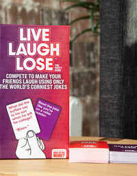 Live Laugh Lose - The Party Game Where You Compete to Make Corny Jokes Funny - by What Do You Meme?
