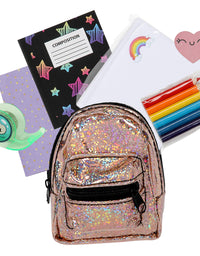 REAL LITTLES - Micro Backpack - 3 Pack with 18 Stationary Surprises Inside! - Styles May Vary

