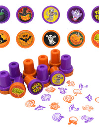 JOYIN 120 Pieces Halloween Toys Assortment for Halloween Party Favors, School Classroom Rewards, Trick or Treating, Halloween Miniatures, Halloween Prizes
