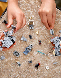 LEGO Star Wars at-at vs. Tauntaun Microfighters 75298 Building Kit; Awesome Buildable Toy Playset for Kids Featuring Luke Skywalker and at-at Driver Minifigures, New 2021 (205 Pieces)
