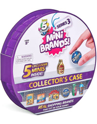 5 Surprise Mini Brands Collector's Case Series 2 (Comes with 4 Exclusive Minis) 4 Exclusive Minis by ZURU, 7785
