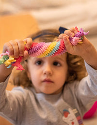 NUTTY TOYS Monkey Noodle Sensory Strings 6 Pack; Top Classroom ADHD Fidget, Fine Motor Skills & Learning for Toddlers - Best Kid Boy Girl Tween Teen & Adult Christmas Stocking Stuffer Gift Idea 2021
