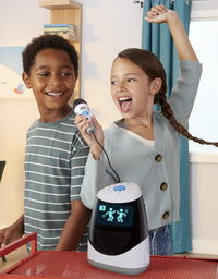 Little Tikes Tobi 2 Interactive Karaoke Machine w Wireless Bluetooth Connection, Microphone, Sing-Along and Free Play Modes, Vocal Effects, Pitch Correction, Games, Record & Play Back Audio | Ages 6+
