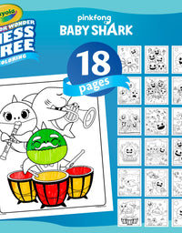 Crayola Baby Shark Wonder Pages, Mess Free Coloring, Gift for Kids, 1 Count (Pack of 1)
