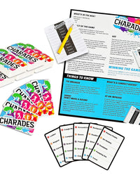 Charades Party Game – Speed Charades Board Game - Fast-Paced Party Game - Includes 1400 Charades - Perfect for Groups and Family Game Nights
