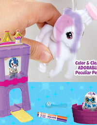 Crayola Scribble Scrubbie Peculiar Pets, Palace Playset with Unicorn and Yeti Kids Toys, Gift for Girls & Boys, Ages 3, 4, 5, 6
