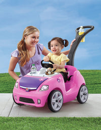 Step2 Whisper Ride II Push Car | Pink Toddler Ride On Toy
