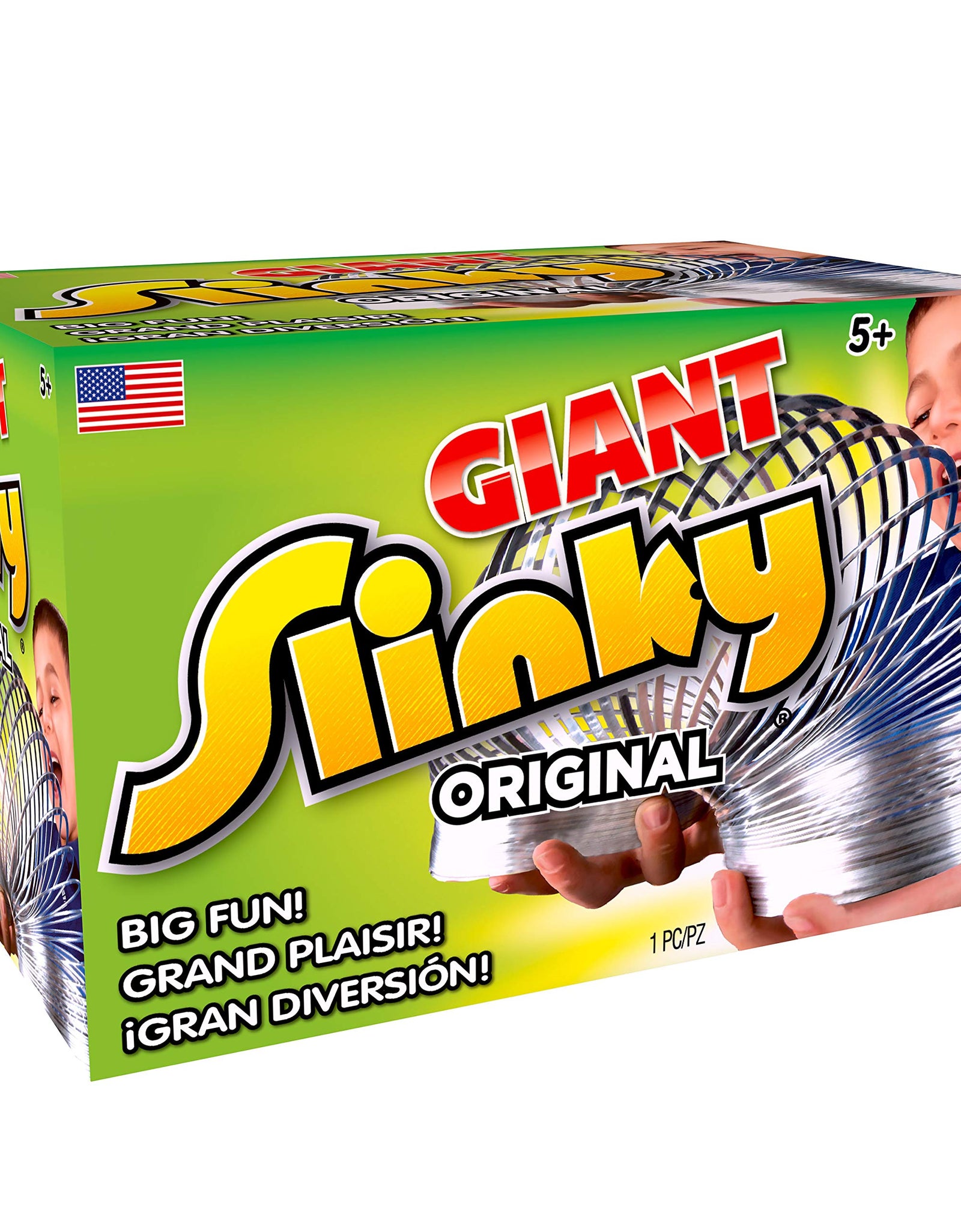 The Original Giant Slinky Walking Spring Toy, Metal Slinky, Toys for 3 Year Old Girls and Boys, Party Favors, Fidget Toys, by Just Play