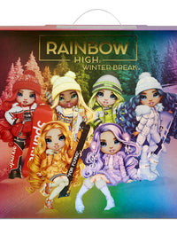 Rainbow High Winter Break Poppy Rowan – Orange Fashion Doll and Playset with 2 Designer Outfits, Pair of Skis and Accessories, Gift for Kids and Collectors, Toys for Kids Ages 6 7 8+ to 12 Years Old
