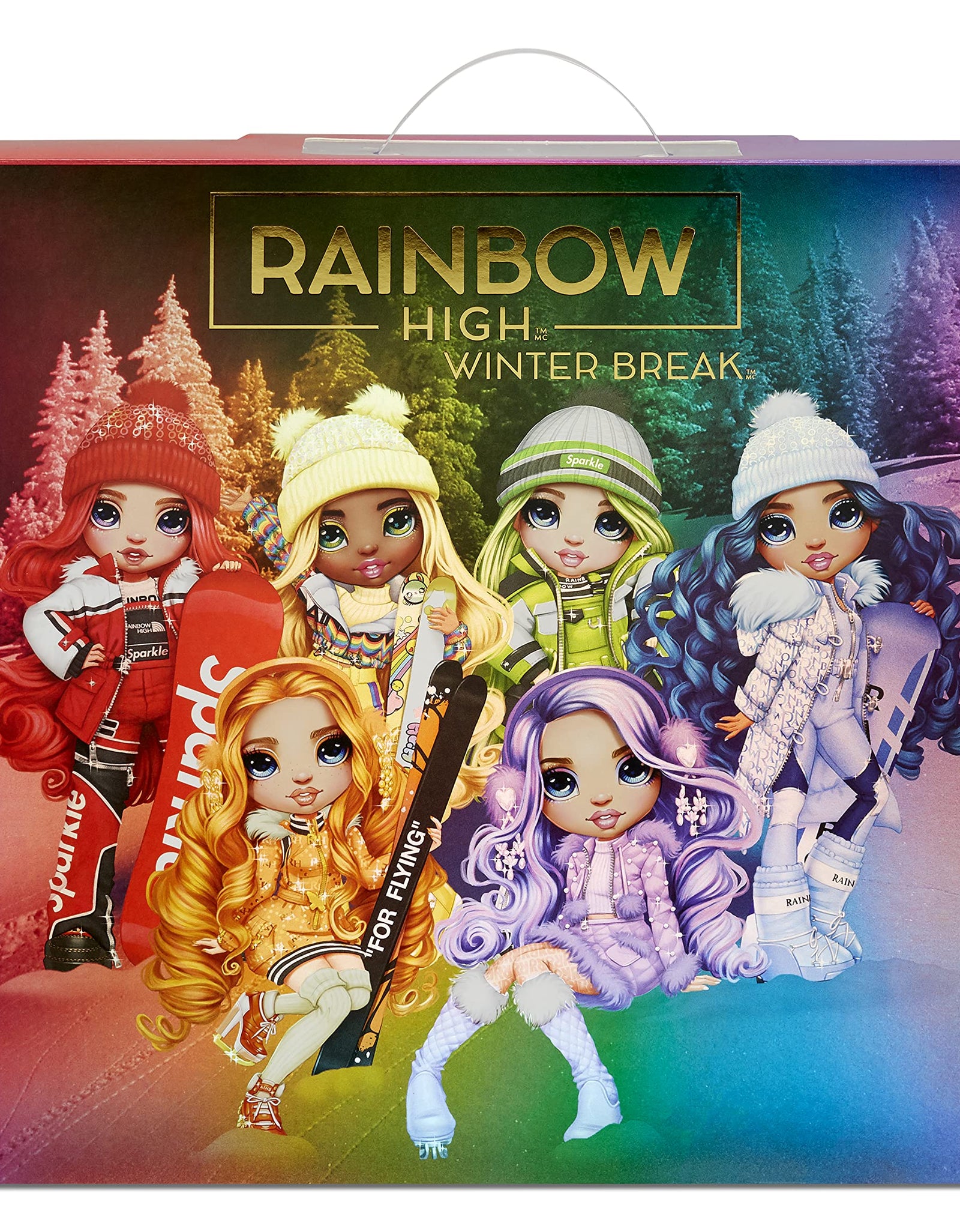 Rainbow High Winter Break Poppy Rowan – Orange Fashion Doll and Playset with 2 Designer Outfits, Pair of Skis and Accessories, Gift for Kids and Collectors, Toys for Kids Ages 6 7 8+ to 12 Years Old