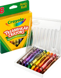 Crayola Crayons Triangular Antiroll Multicolor, 7/16 X 4 in
