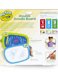 My First Crayola Double Doodle Board, Drawing Tablet, Toddler Toy, Gift
