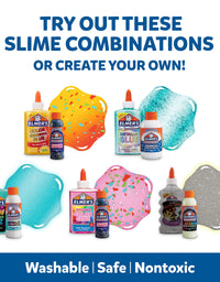 Elmer's Celebration Slime Kit | Slime Supplies Include Assorted Magical Liquid Slime Activators and Assorted Liquid Glues, 10 Count
