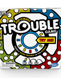 Trouble Board Game for Kids Ages 5 and Up 2-4 Players
