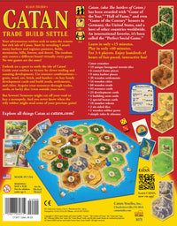 Catan Board Game (Base Game) | Family Board Game | Board Game for Adults and Family | Adventure Board Game | Ages 10+ | for 3 to 4 Players | Average Playtime 60 Minutes | Made by Catan Studio
