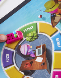 Hasbro Gaming The Game of Life Game, Family Board Game for 2-4 Players, Indoor Game for Kids Ages 8 and Up, Pegs Come in 6 Colors
