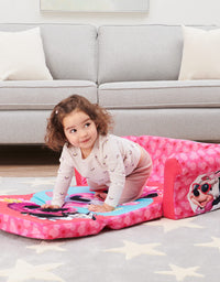 Marshmallow Furniture, Children's 2-in-1 Flip Open Foam Compressed Sofa, Disney’s Mickey Mouse
