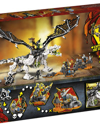 LEGO NINJAGO Skull Sorcerer’s Dragon 71721 NINJAGO Dragon Set Featuring Warrior Toy Figures (1,016 Pieces)
