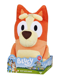 Bluey - Bingo 16" Stuffed Animal - Playtime & Naptime Companion | Jumbo Size, Soft Deluxe Materials - Huggable Cuddles Best Friend
