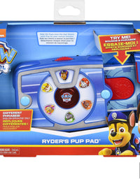 Paw Patrol, Ryder’s Interactive Pup Pad with 18 Sounds and Phrases, Toy for Kids Aged 3 and up
