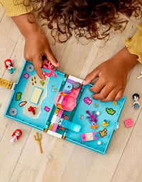 LEGO Disney Ariel’s Storybook Adventures 43176 Creative Little Mermaid Building Kit (105 Pieces)
