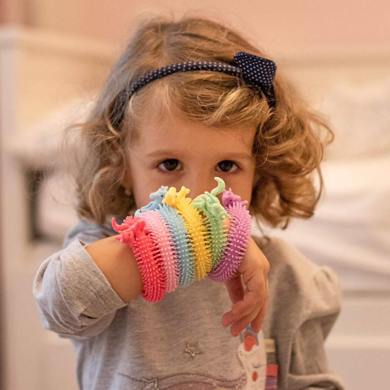 NUTTY TOYS Monkey Noodle Sensory Strings 6 Pack; Top Classroom ADHD Fidget, Fine Motor Skills & Learning for Toddlers - Best Kid Boy Girl Tween Teen & Adult Christmas Stocking Stuffer Gift Idea 2021