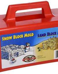 Flexible Flyer Snow Fort Building Block, Sand Castle Mold, Beach Toy Brick Form, 1 Mold (605)
