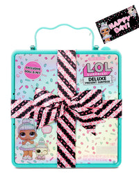 LOL Surprise Deluxe Present Surprise with Limited Edition Doll, and Pet, Teal - Adorable Fashion Doll and Colorful Doll Accessories in Giftable Packaging - Birthday Present for Girls Age 4-15 Years
