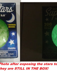 Ultra Glow in the Dark Stars; 200 Count w/ Bonus Moon
