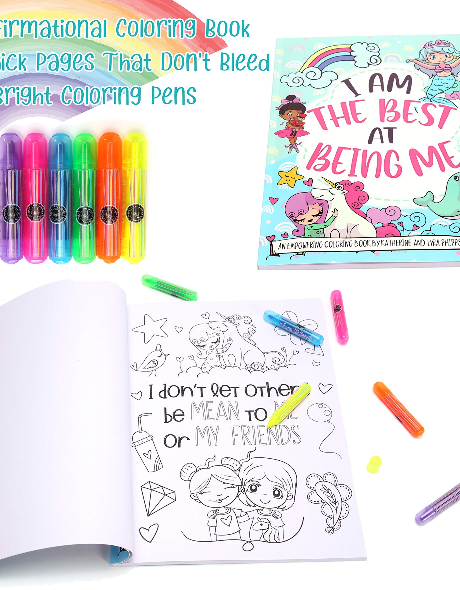 The Memory Building Company Unicorn Gifts for Girls in a Giant Surprise Box with a Unicorn Plush, Unicorn Coloring Book with Coloring Markers, Unicorn Necklace, and Unicorn Headband