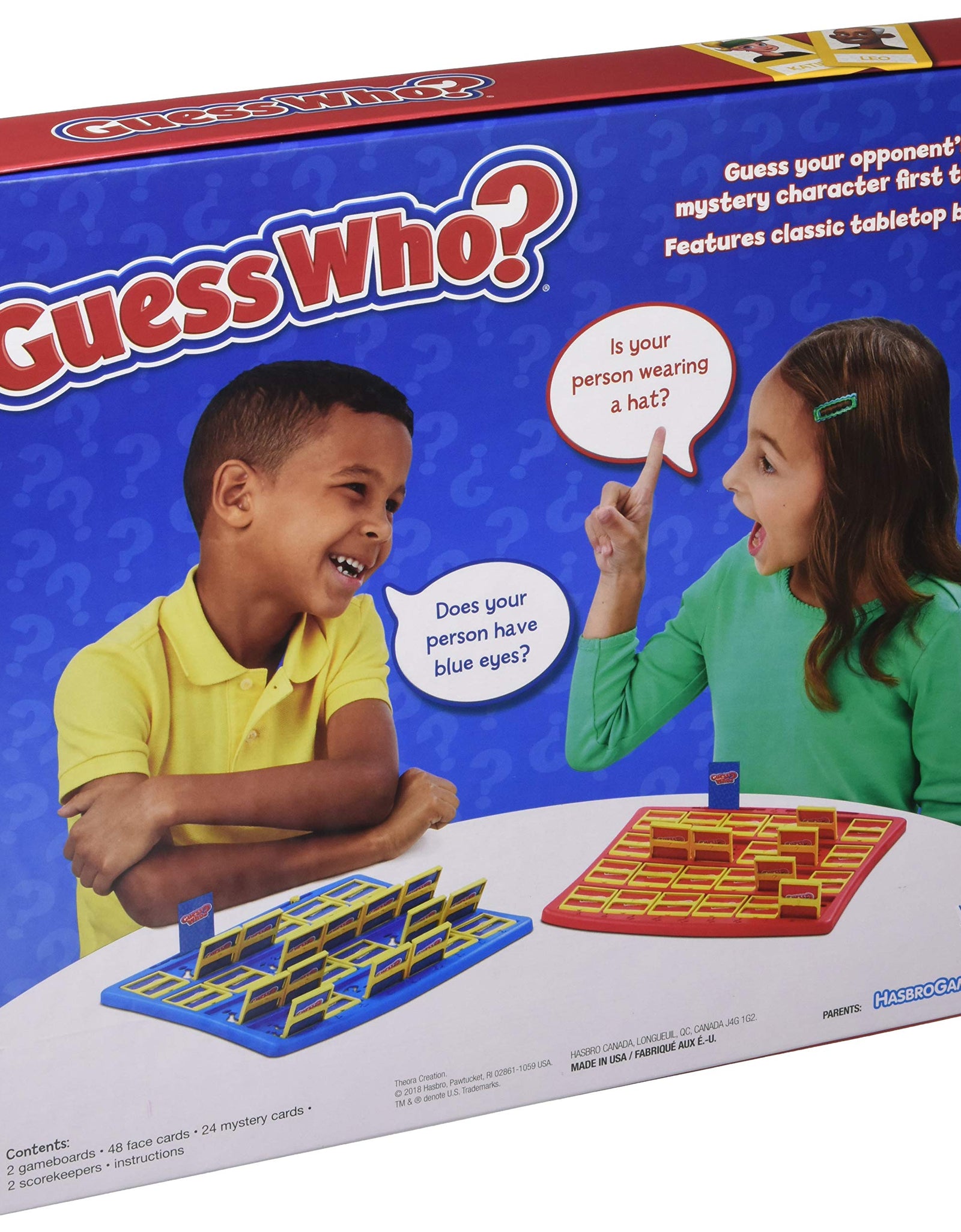 Hasbro Gaming Guess Who? Game Original Guessing Game for Kids Ages 6 and Up for 2 Players