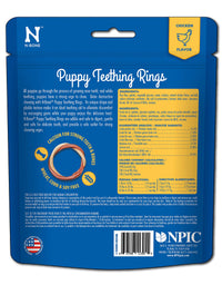 N-Bone 3-Rings Puppy Teething Ring, Chicken Flavor
