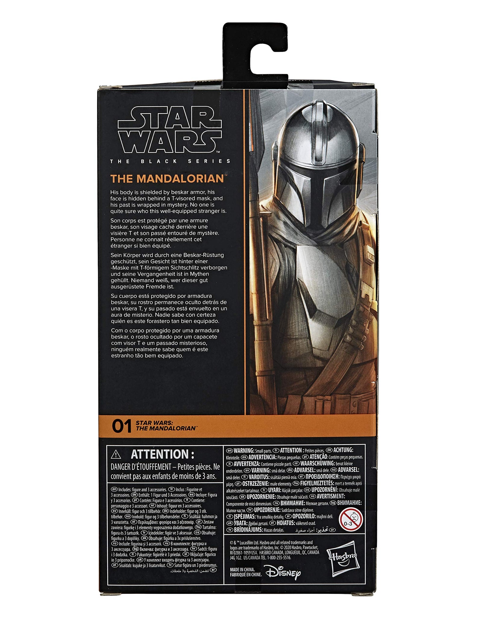 Star Wars The Black Series The Mandalorian Toy 6-Inch-Scale Collectible Action Figure, Toys for Kids Ages 4 and Up