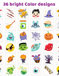 300+ Assorted Halloween Temporary Tattoos including 90 Glow in the Dark Tattoos (54 Designs) for Kids Halloween Trick or Treat Party Supplies, Class Hang out Give away Treat!
