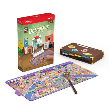 Osmo - Detective Agency - Ages 5-12 - Solve Global Mysteries - STEM Toy - For iPad or Fire Tablet (Osmo Base Required)