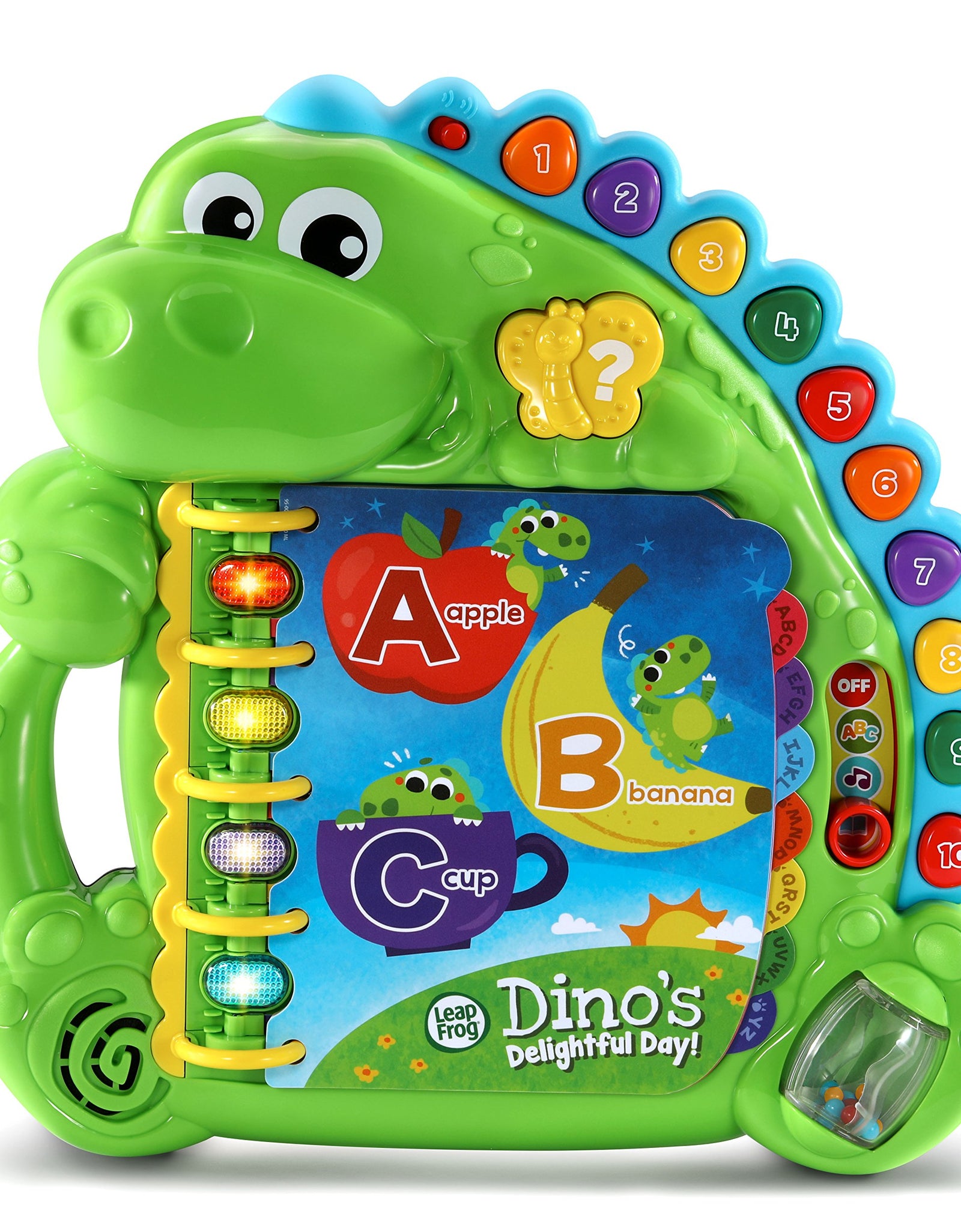 LeapFrog Dino's Delightful Day Alphabet Book, Green
