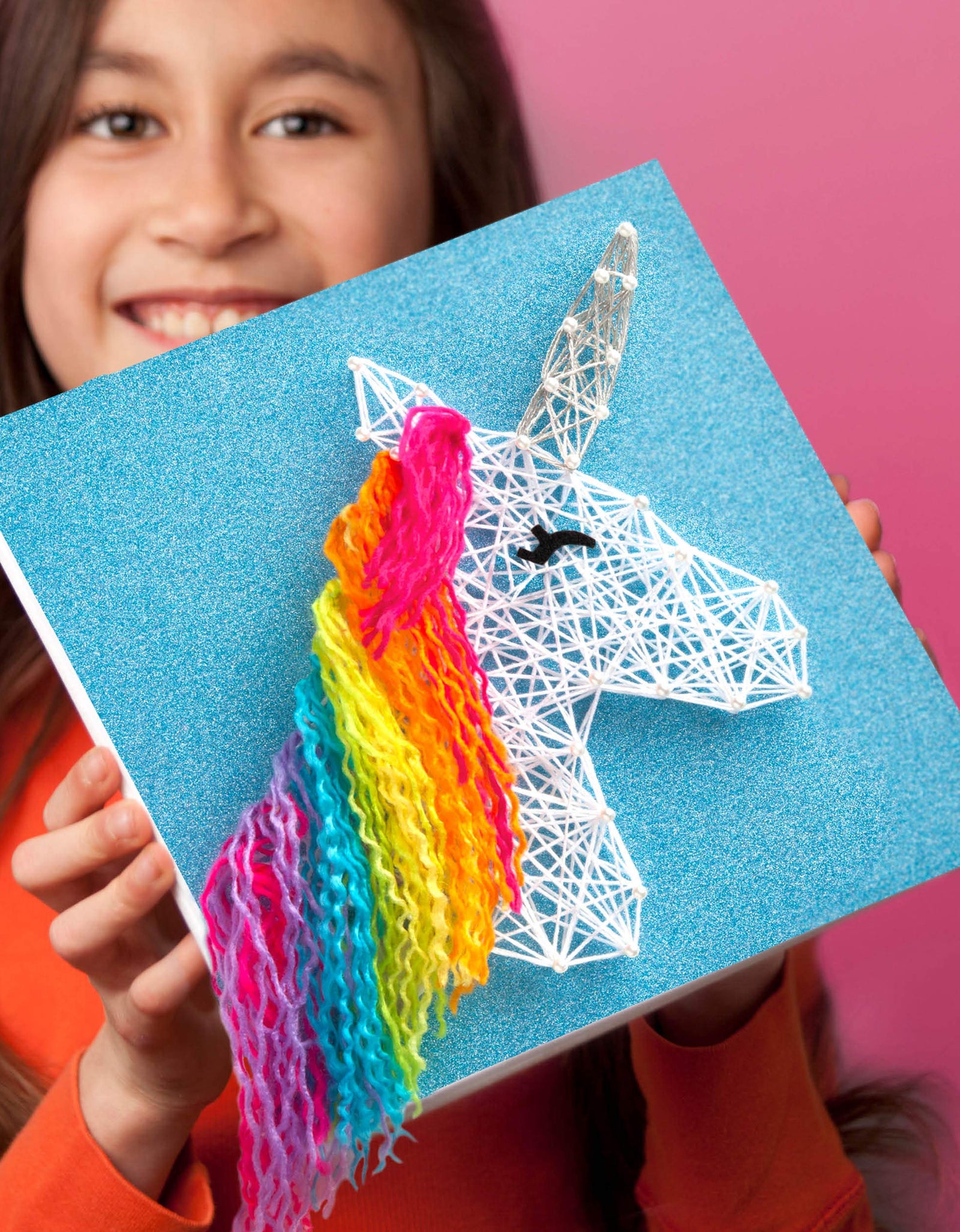 Craft-tastic DIY String Art – Award-Winning Craft Kit for Kids – Everything Included for 2 Fun Arts & Crafts Projects – Unicorn Series