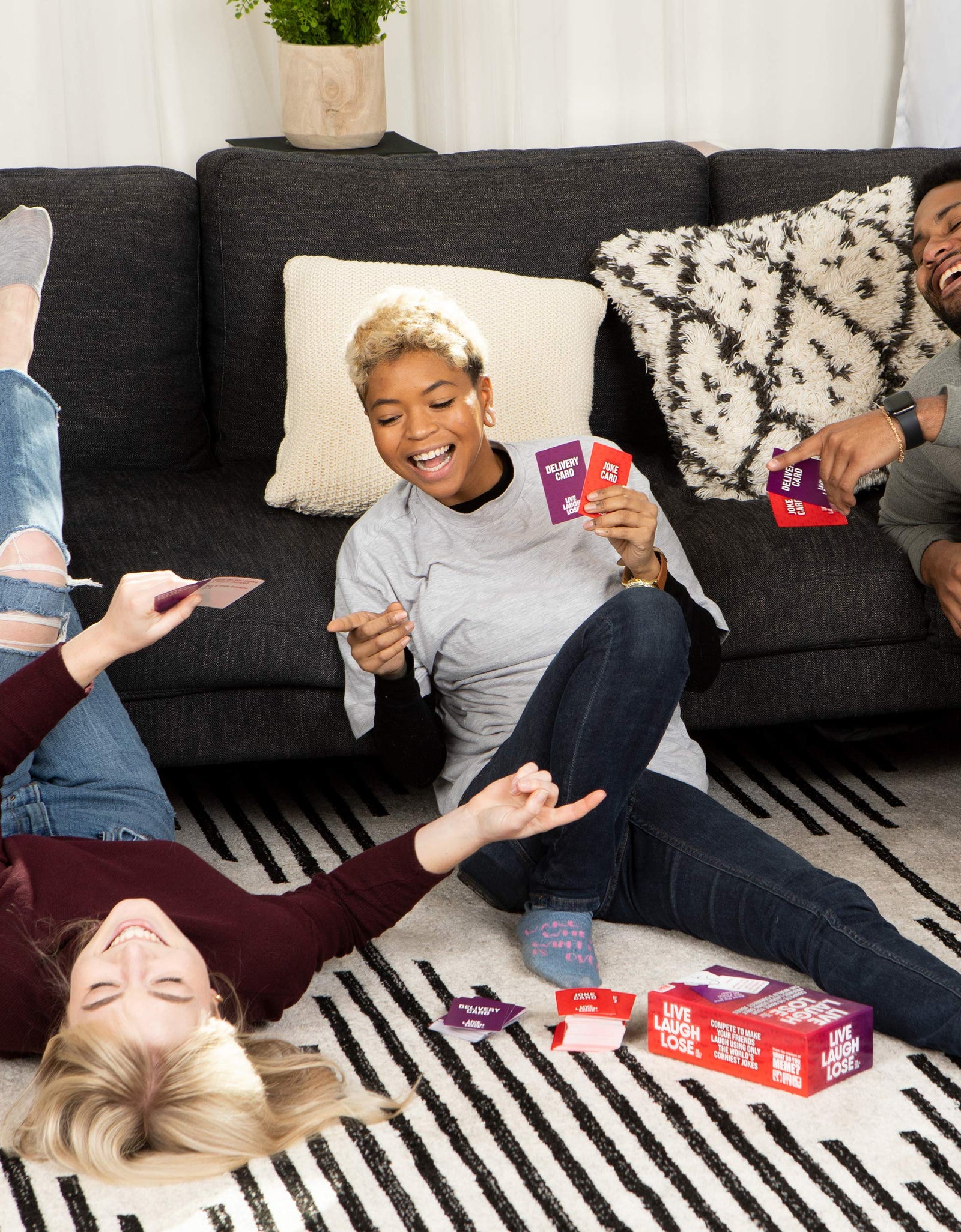 Live Laugh Lose - The Party Game Where You Compete to Make Corny Jokes Funny - by What Do You Meme?