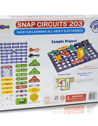 Snap Circuits 203 Electronics Exploration Kit | Over 200 STEM Projects | 4-Color Project Manual | 42 Snap Modules | Unlimited Fun
