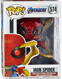 Funko Pop! Marvel: Avengers Endgame - Iron Spider with Nano Gauntlet, Multicolor (45138),3.75 inches
