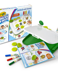Crayola Color Wonder Mess Free Art Desk with Stamps, 20+ Pieces, Kids Toys
