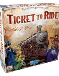 Ticket to Ride Board Game | Family Board Game | Board Game for Adults and Family | Train Game | Ages 8+ | For 2 to 5 players | Average Playtime 30-60 minutes | Made by Days of Wonder
