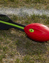 NERF Vortex Aero Howler Foam Ball – Classic Long-Distance Football -- Flight-Optimizing Tail -- Hand Grip – Indoor and Outdoor Fun (Red)
