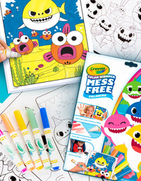 Crayola Baby Shark Wonder Pages, Mess Free Coloring, Gift for Kids, 1 Count (Pack of 1)
